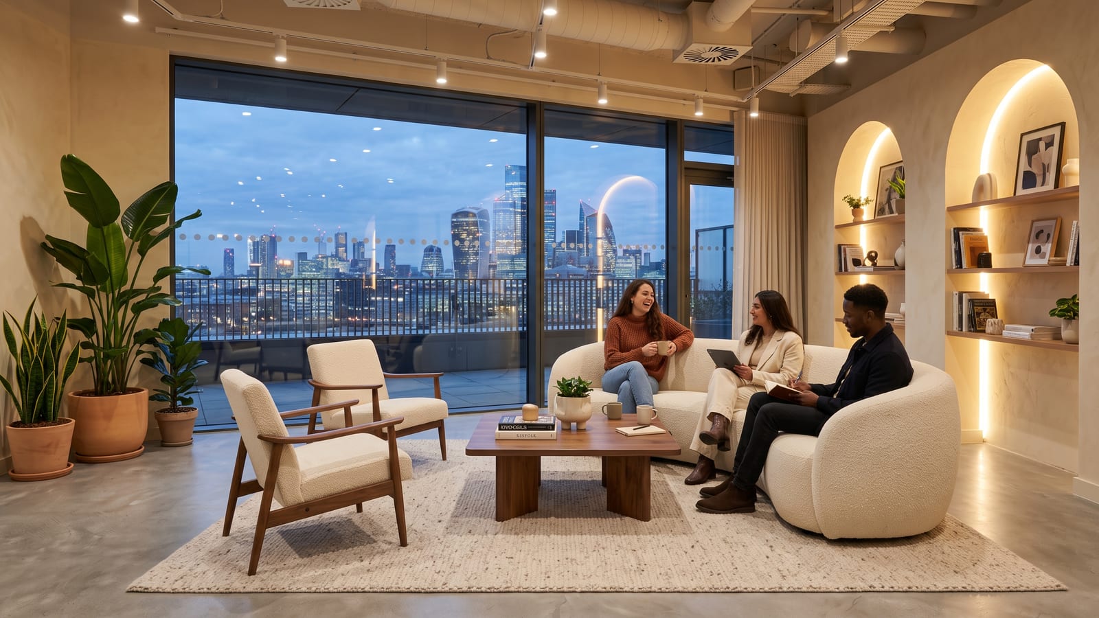 Creator lounge at the Creator HQ
