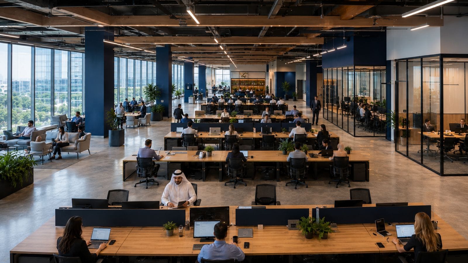 AI Company office