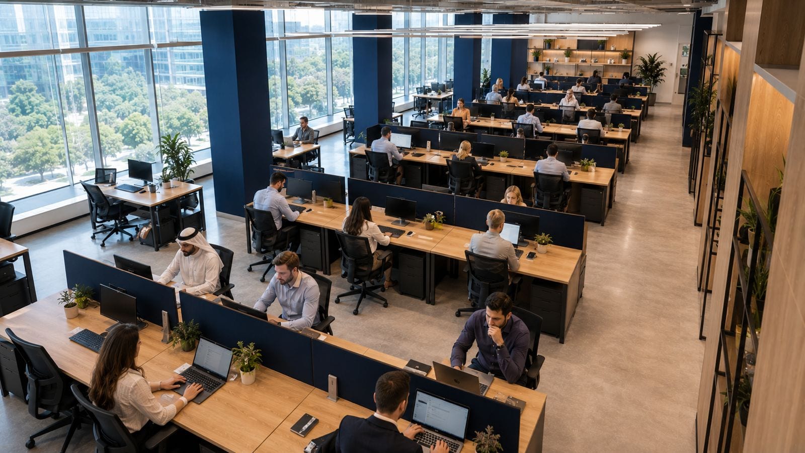 Open workspace at the AI Company